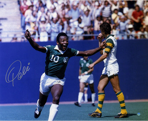 Pele Signed New York Cosmos Celebration 16x20 Photo