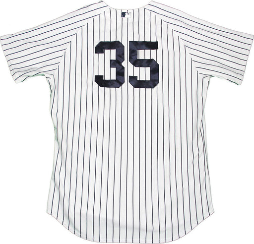 Michael Pineda Jersey - NY Yankees 2015 Game Used #35 Pinstripe Jersey 9/12/2015(HZ977561)(0000005866)(Size 52)