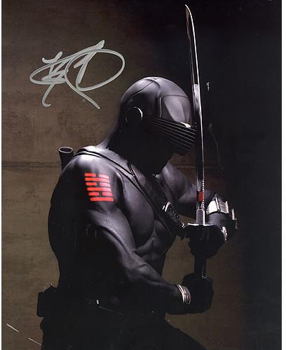 Ray Park GI Joe In Black Suit Vertical 8x10 Photo