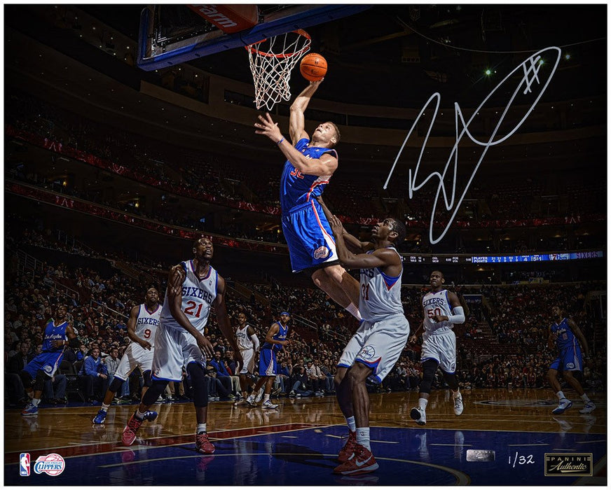 Blake Griffin Signed "Poetry In Motion" 16x20 Photo (LE/32)(Panini Auth) [3-BGPH16011]