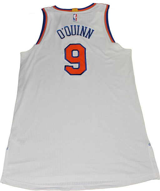 Kyle O'Quinn New York Knicks 2015-16 Game Used #9 White Jersey (4/1/2016 vs Brooklyn Nets) (3XL) (NKN04322)