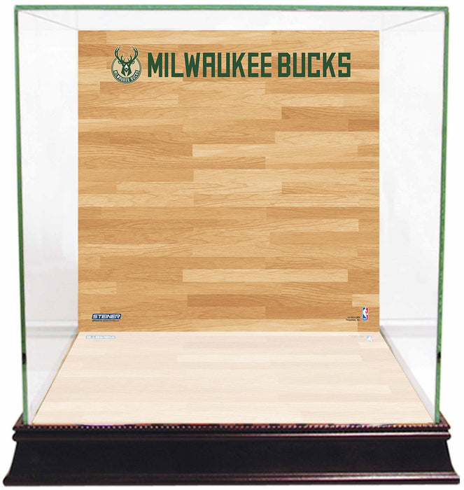 Milwaukee Bucks Basketball Court Background Case