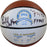 Bill Walton Signed UCLA 1972 and 1973 National Champions Full Size White Panel Basketball w/ 72/73 Final Four MOP Insc