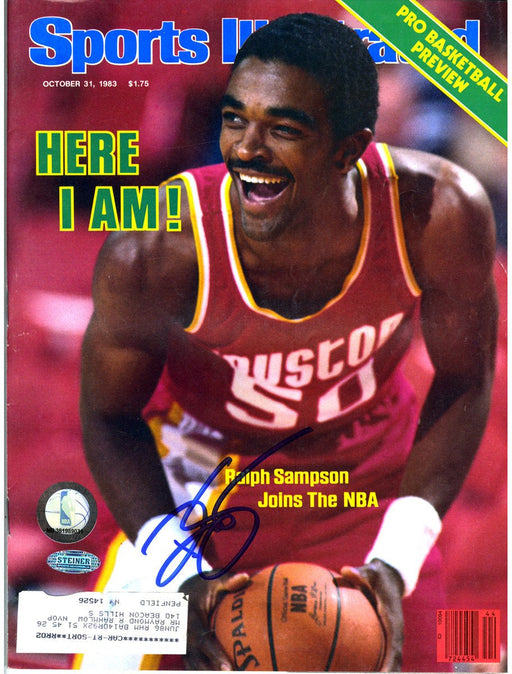 Ralph Sampson Signed 10/31/83 Sports Illustrated Magazine