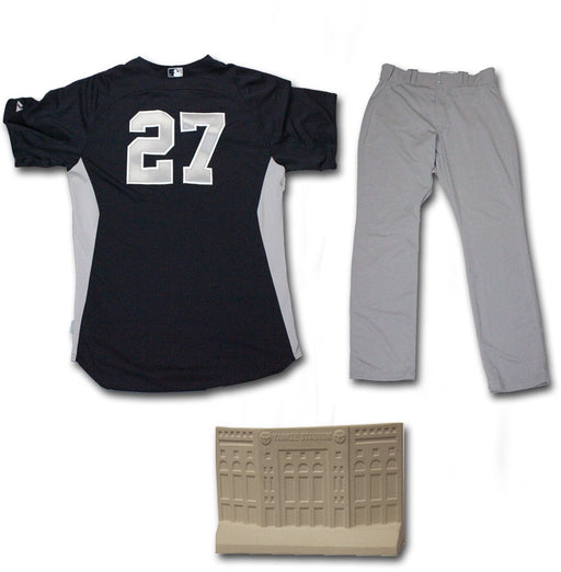 Shawn Kelley 2013 Team Issued Set - Away BP Jersey & Grey Pants