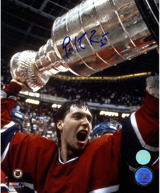 Patrick Roy Montreal Canadiens Signed 1986 Stanley Cup 8x10 Photo  (AJ Sports Auth)