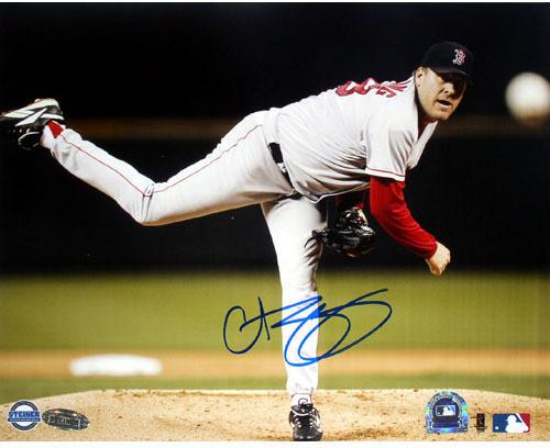 Curt Schilling Pitching Horizontal 8x10