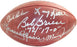 1972 Dolphins 5 Signature Wilson SB VI Football (Fernandez/Morris/Little/Anderson/Inscribe by Griese Only)