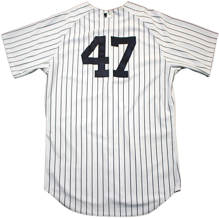 Ivan Nova Jersey - NY Yankees 2013 Season Game Used #47 Pinstripe Jersey (7/10/2013) (0000002383) (Size 50) (EK689231)