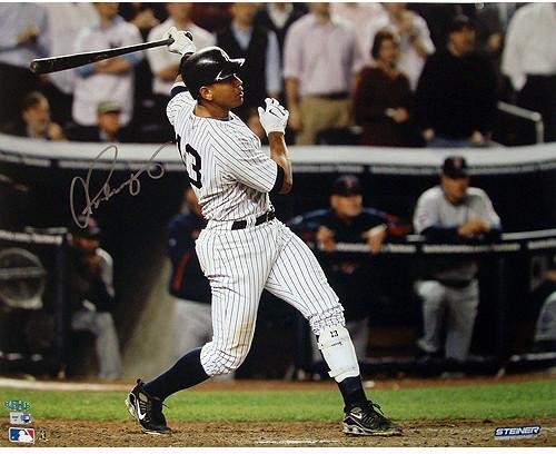 Alex Rodriguez Signed ALDS Game 2 Two Run HR vs Minnesota Twins Horizontal 16x20 Photo (MLB Auth)