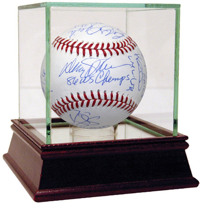 1986 NY Mets 12 Signature Inscribed MLB Baseball (MLB Auth)