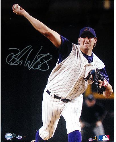 Brandon Webb Pitching Home Jersey Vertical 16x20 Photo (SOP Auth)