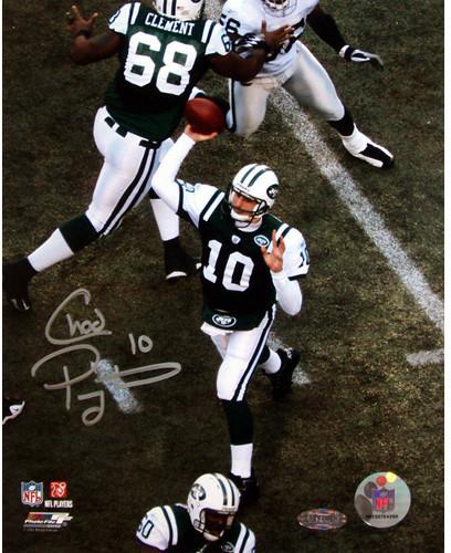 Chad Pennington Overhead Pass 16X20 Photograph