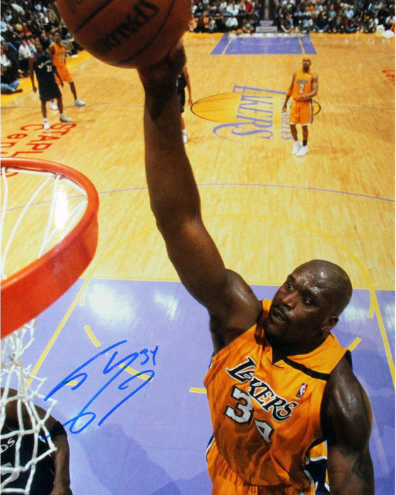 Shaquille O'Neal Lakers Jersey Signed 16x20 Photo