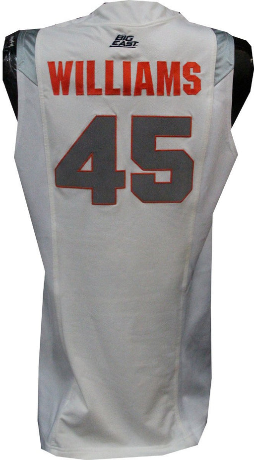 Sean Williams #45 2008-09 Syracuse Game Used White Jersey (54) (Length +2)