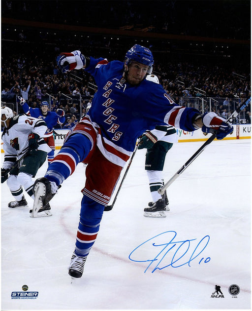 JT Miller Signed Goal Celebration 16x20 Photo