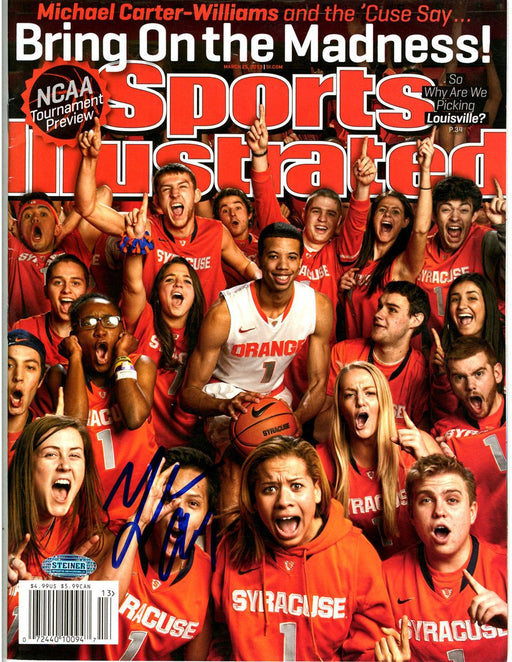 Michael Carter-Williams Signed 3/25/13 Sports Illustrated Magazine No Label