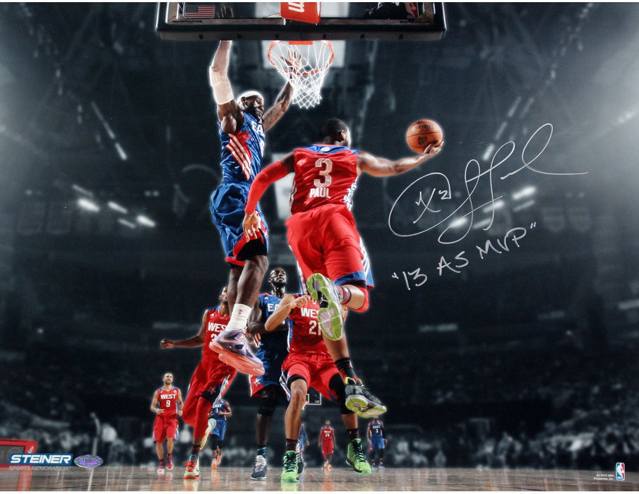 Chris Paul Los Angeles Clippers 2013 All-Star Game Signed 16x20 Photo w/ "2013 AS MVP "Insc.