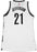 Cory Jefferson Jersey - Brooklyn Nets 2014-2015 Season Game Used #21 White Jersey (XL)  (Used 3/2  3/4  3/23  3/27)(BKN00901)