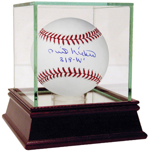 Phil Niekro Signed MLB Baseball w/ "318 W’s" Insc