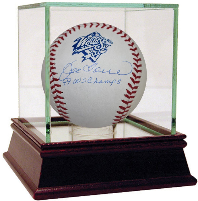 Joe Torre Signed 1999 World Series Baseball w/ 99 WS Champs Insc