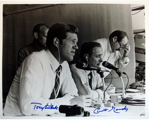 Curt Gowdy / Tony Kubek In the Booth 8X10