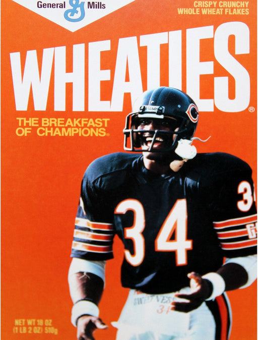 Walter Payton Wheaties Box Image 8X10 Uns