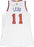 Ricardo Ledo - 2014-2015 Game Used White Knicks Jersey (4-10-2015 vs. Milwaulkee Bucks) (XL) NKN02553