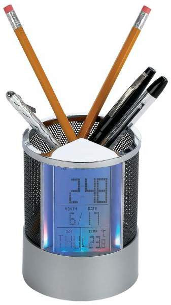 Mitaki-Japan Pen Holder-Led Clock,Cal,Temp