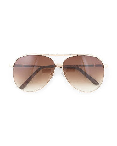 ESPRIT Classic Aviator Sunglasses, Gold