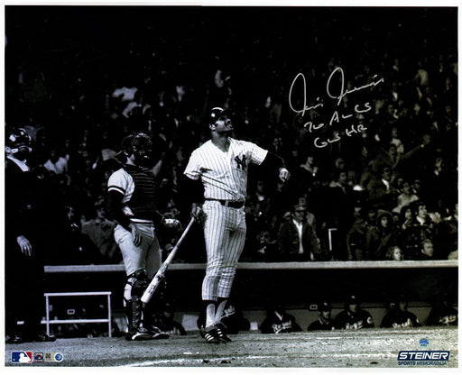 Chris Chambliss ALCS Game Winner HR Horizontal 16x20 Photo w/ 76 ALCS GWHR Insc MLB Auth