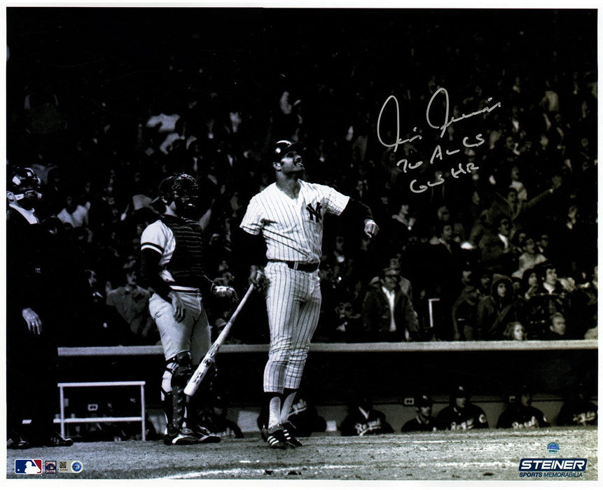 Chris Chambliss ALCS Game Winner HR Horizontal 16x20 Photo w/ 76 ALCS GWHR Insc MLB Auth