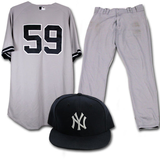 Rob Thomson Uniform - NY Yankees Game Used Uniform (Jersey  Pants  and Hat) From Mariano Rivera's Final Career Game (9/29/2013)