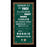 Oakland Athletics Subway Sign Wall Art 9.5x19 Frame w/ Authentic Dirt from O.co Coliseum