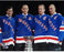 Mark Messier / Brian Leetch / Adam Graves / Mike Richter Multi Signed with Cup Horizontal 16x20 Photo w/ "Years Insc."