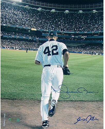 Mariano Rivera Signed 2006 Entering The Game Color 8x10 Photo (Signed by Causi)