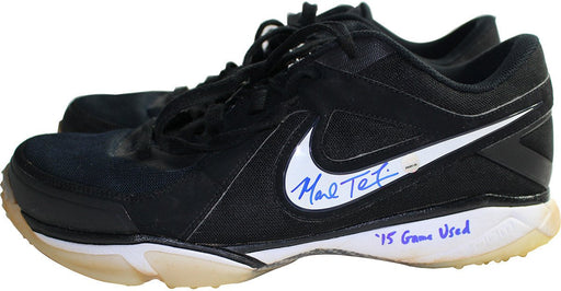 Mark Teixeira Signed Game Used Black/Navy/White Turf Cleats w/ "2015 GU" Insc. (Pair) Size: 13.5