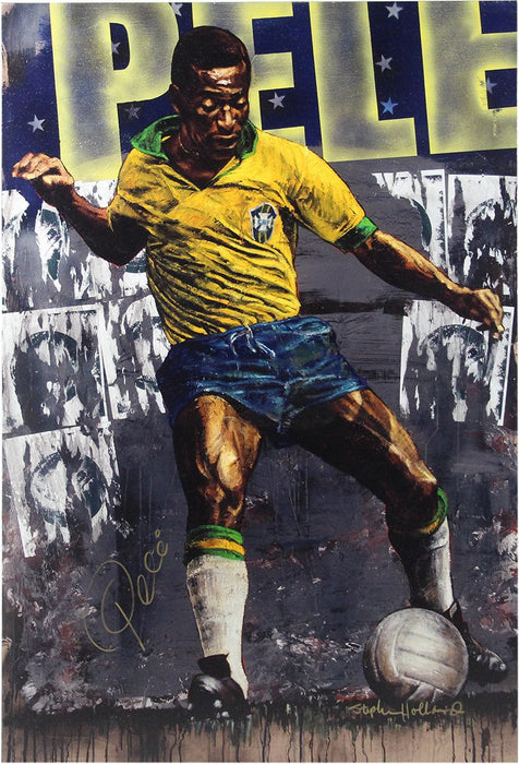 2006 Pele Limited Edition Signed Stephen Holland Giclee (OA)