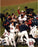 David Justice/Bobby Cox Dual Signed 1995 WS Celebration 16x20 Photo