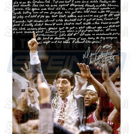 Dereck Whitenburg Signed NCAA Championship Win 16x20 Story Photo