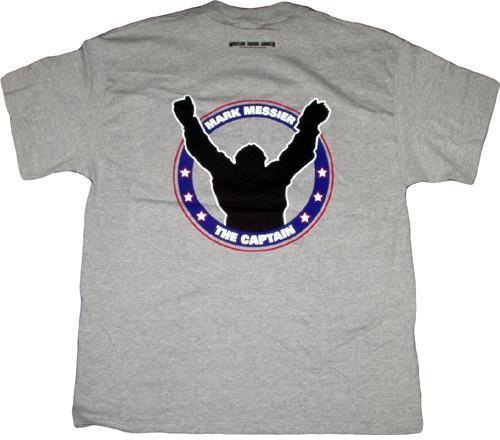 Mark Messier Grey Short Sleeve XL T-Shirt