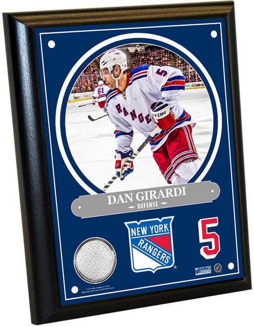 Dan Girardi 8x10 Player Plaque w/ Game Used Uniform