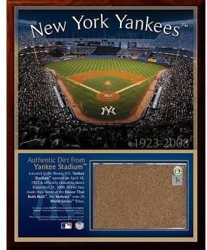 Original Yankee Stadium 8x10 Dirt Plaque