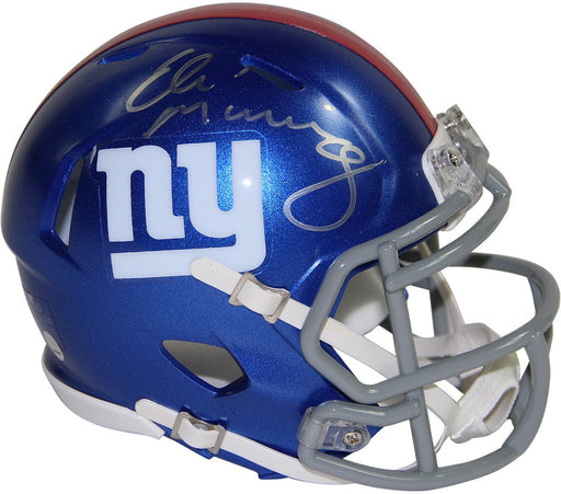 Eli Manning Signed New York Giants Speed Mini Helmet