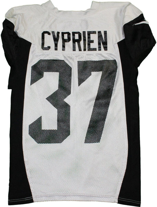 Jonathan Cyprien Jersey - Jonathan Cyprien #37 2015 White / Black Practice Jersey