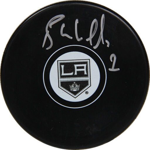 Bernie Nicholls Signed LA Kings Puck