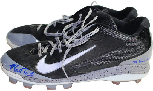 Mark Teixeira Signed Game Used Black/Grey/White Plastic Spike Cleats w/ "2014 GU" Insc. (Pair) Size: 13.5