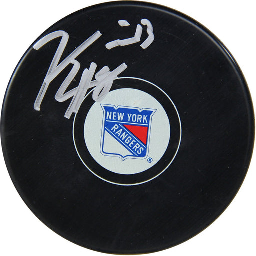 Kevin Hayes Signed New York Rangers Puck