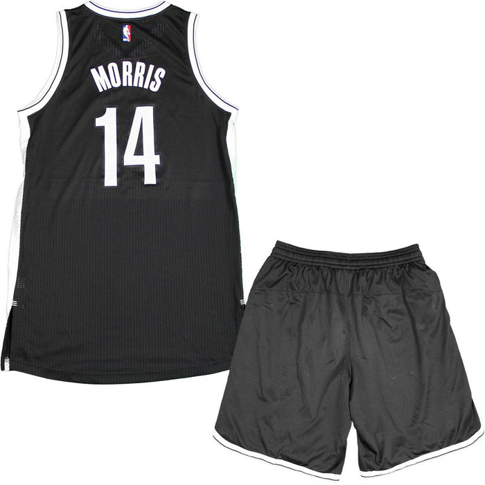 Darius Morris Uniform -Brooklyn Nets 2015 Playoff Game Used #14 Black Uniform (Round 1 Games 2 3 5)