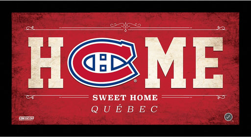 Montreal Canadiens 10x20 Home Sweet Home Sign